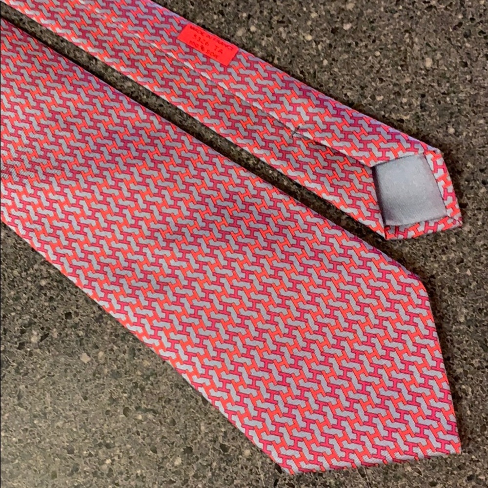 Men's classic H Hermes tie 100% silk